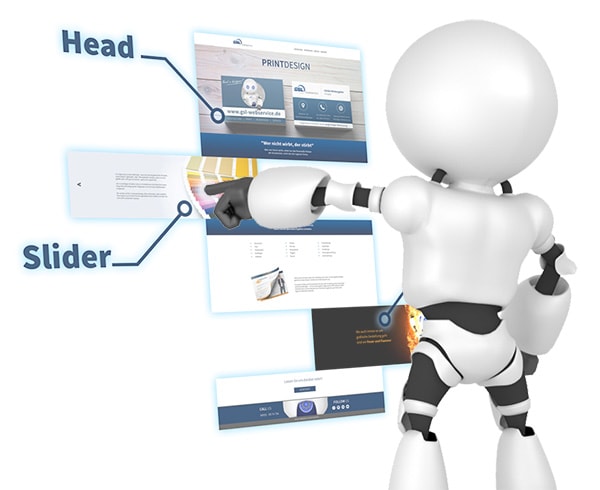 Webseite mieten Tarife optional anpassen